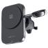 ACEFAST D18 in-car 2-in-1 Magsafe / Qi Inductive Mobile and iWatch Wireless Charging Car Holder, Convenient, fast, and efficient, 2.5W / 5W / 7.5W / 10W / 15W output - Black